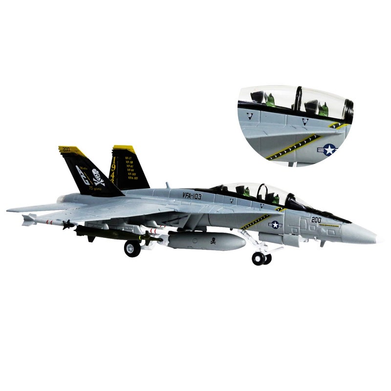 HANGHANG 1/100 Scale F/A-18 Hornet Strike Fighter Plane Metal Fighter Military Model Diecast Plane Model for Collection or Gift - Image 2